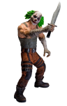 фигурка Batman Arkham City Series 3: Clown Thug with Knife Action Figure (470)