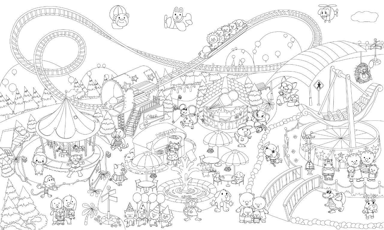 

Обои-раскраски 'Мир чудес' (60 х 100 см)