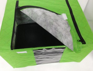 фото Короб- органайзер для одежды на молниях с ручками Green #3