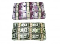 Подарок Подушка Пачки Денег с кармашком