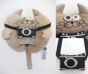 Подарок Мягкая игрушка Кот Фотограф Иннокентий