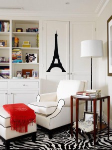 фото Интерьерная наклейка для мела Эйфелева Башня #2