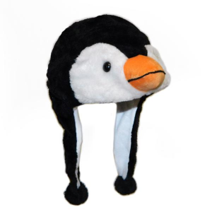 Подарок Шапка с ушками Пингвин