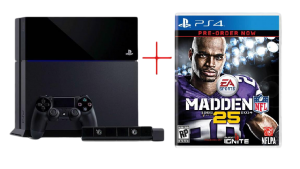 Приставка PlayStation 4 Madden NFL 25 Bundle + камера