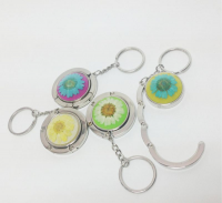 Подарок Держатель - брелок для женской сумки Цветок