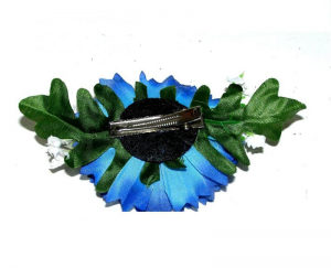 фото Заколка для волос Василек #2