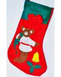 Подарок Новогодний носок Аппликация