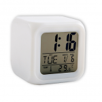 фото Часы 'Квадратик' меняющий цвет с термометром UFT Clock Kub #2