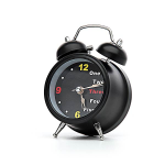 Подарок Часы будильник с подсветкой UFT Alarm Clock Retro