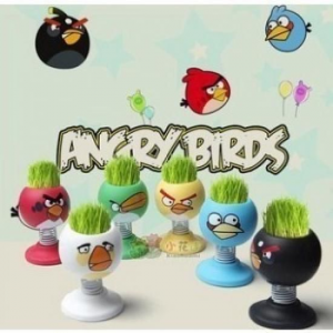 Подарок Травянчик Angry Birds (Энгри Бердс) на пружинке
