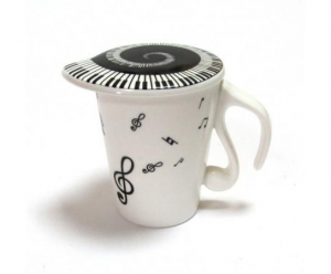Подарок Чашка с крышкой 'Звуки Музыки'
