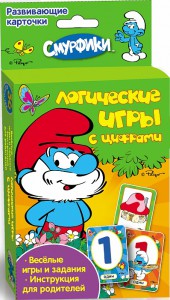 Книга Смурфики. Логические игры (Развив. карточки)