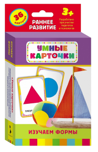 Книга Изучаем формы (Разв. карточки 3+)