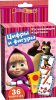 Книга Маша и Медведь. Цифры и фигуры (развив. карт.)