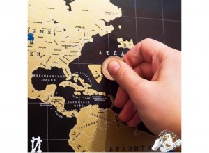 фото Scratch map Black настенная карта мира на русском языке #2
