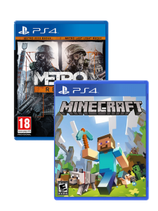 игра Metro Redux PS4 + Minecraft PS4