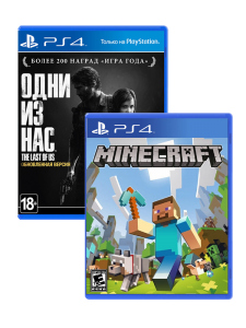 игра The Last of Us Remastered PS4 + Minecraft PS4
