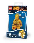 Лего брелок-фонарик 'С3РО' с батарейкой