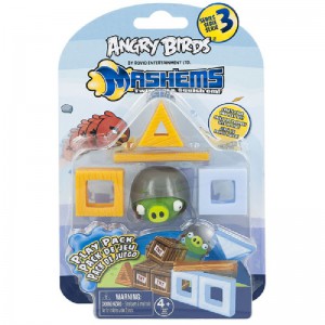 Набор Angry Birds S3 Машемс с блоками