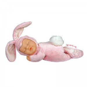Кукла-младенец Розовый Зайчик