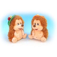 Мягкая игрушка Ежик с листочком