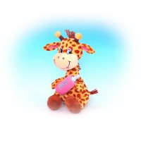 Мягкая игрушка Жирафик с бутылочкой малый