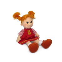 Мягкая игрушка Кукла Соня в красном сарафане