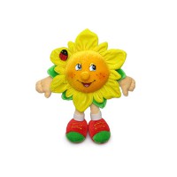 Мягкая игрушка Подсолнух с Божьей Коровкой