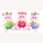 Мягкая игрушка Поросенок в комбинезоне
