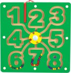 Лабиринт с шариками - цифры