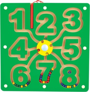 Лабиринт с шариками - цифры