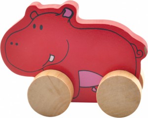 Мир Деревянных Игрушек Каталка 'Бегемот'