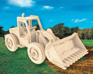 Пазл объемный 'Бульдозер'