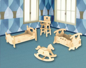 Пазл объемный 'Детская спальня'