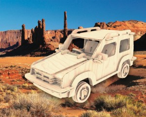 Пазл объемный 'Джип'