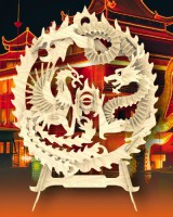 Пазл объемный 'Дракон и Феникс'