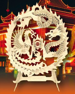 Пазл объемный 'Дракон и Феникс'