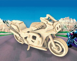 Пазл объемный 'Гоночный мотоцикл'