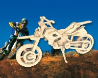 Пазл объемный 'Кроссовый мотоцикл'