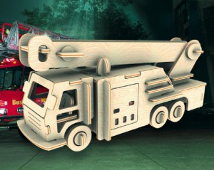 Пазл объемный 'Пожарная машина'