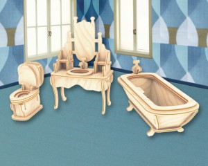 Пазл объемный 'Ванная комната'