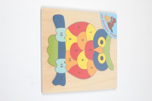 Пазл 'Сова цифры'