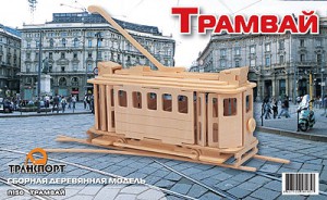 Пазл объемный 'Трамвай'