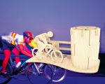 Пазл объемный 'Велосипедист'
