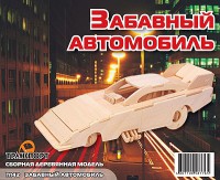 Пазл объемный 'Забавный автомобиль'