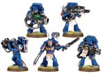 W.H. 40к: Space Marine Devastators Squad. Взвод уничтожителей космодесанта