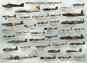 Пазл 'Самолеты 2-й Мировой войны'