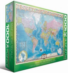 Пазл  'Карта мира'