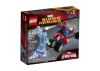 Конструктор LEGO Трехколесный мотоцикл человека-паука против Электро