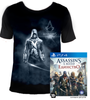 игра Assassin's Creed: Unity PS4 + футболка Assassin's Creed: Unity